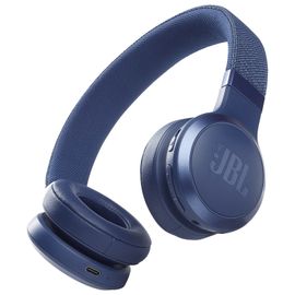 JBL LIVE 460NC - Écouteurs avec micro - sur-oreille - Bluetooth - sans fil, filaire - Suppresseur de bruit actif - jack 3,5mm - bleu