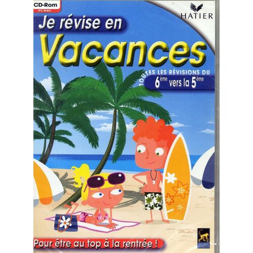 Je Révise En Vacances De La 6ème Vers La 5ème