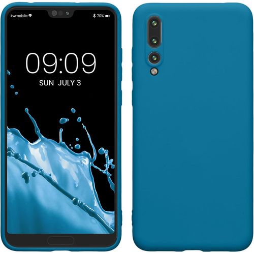 Housse Compatible Avec Huawei P20 Pro Coque - Housse De Téléphone Protection Souple En Silicone - Bleu Vif