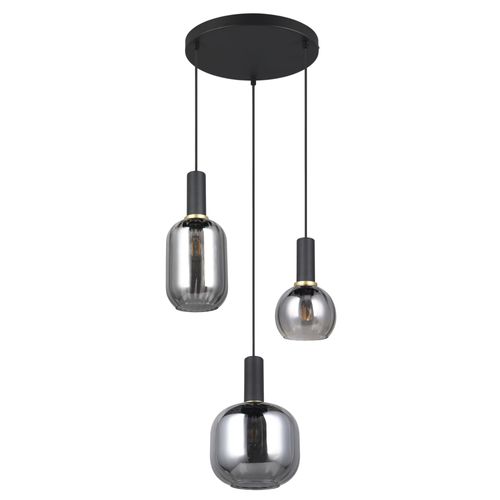 Suspension Trois Lampes 30 Cm Diva