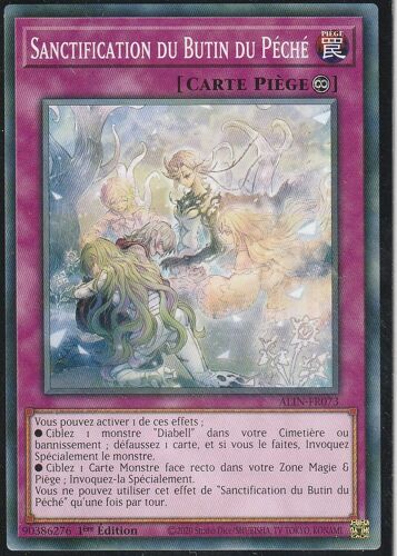 Carte Yu-Gi-Oh - Sanctification Du Butin Du Péché - Alin-Fr073