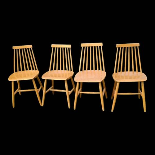 Chaises scandinave bois clair bois