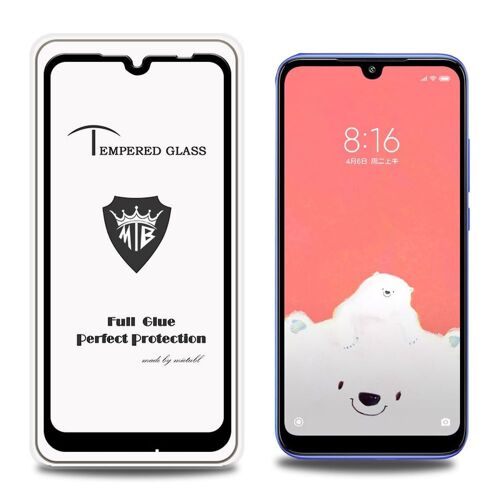 Verre Protecteur Écran 3d Intégral Redmi 7a Noir