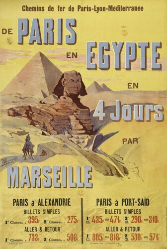 Affiche De Paris En Egypte