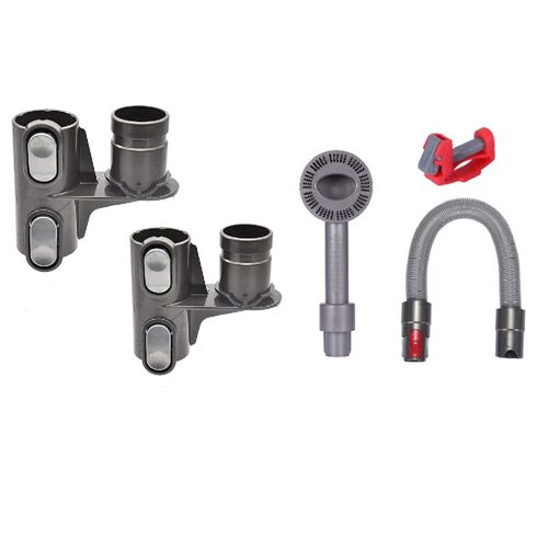 2 ensembles de pièces d'aspirateur: 1 ensemble de support tête et 1 ensemble brosse pour chien et verrou de gâchette May06101247