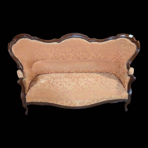 Banquette De Style Napolon Iii En Acajou Rose