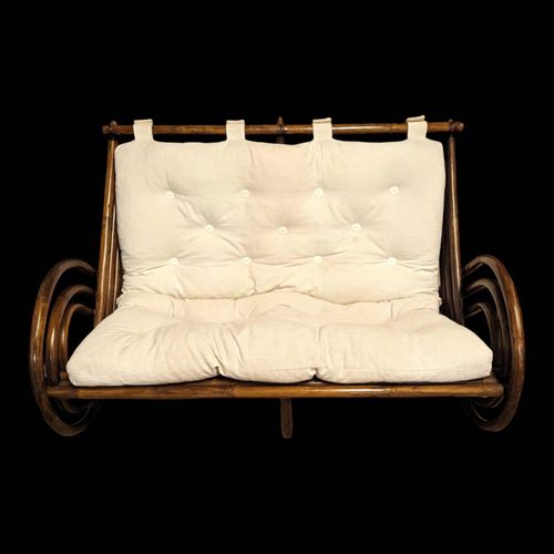 Banquette En Rotin Marron