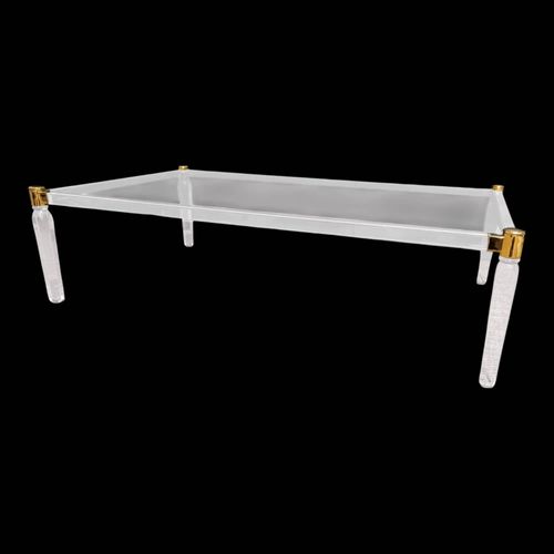 Table Basse Vintage Transparent