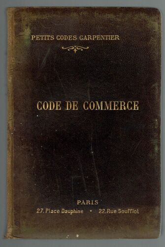 Code De Commerce