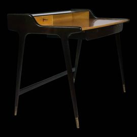 Bureau Pour Femme Au Design Vintage Par Reinhold Stotz 1955 Noir