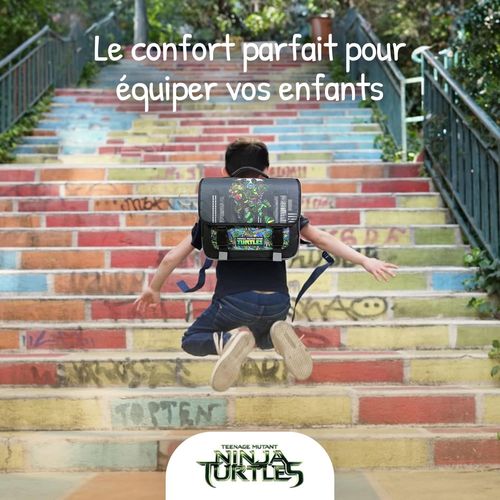 Cartable Primaire Garçon 38 Cm - Grand Rangement - Tons Noir & Gris - Différents Modèles & Licences