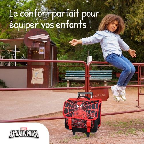 Cartable Primaire Garçon 38 Cm - Grand Rangement - Tons Noir & Gris - Différents Modèles & Licences
