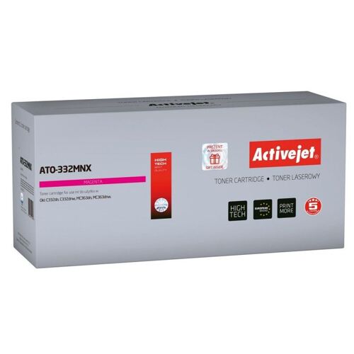 Activejet ATO-332MNX (remplacement OKI 46508710 ; Supreme ; 3500 pages ; rouge)