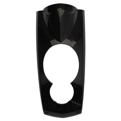 Carenage-Face Av Scoot Adaptable Peugeot 50 Ludix Noir Brillant -Pour Compteur Triangulaire- - Aucune