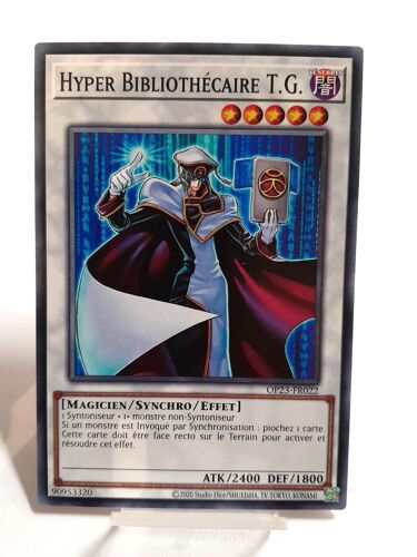 Yu Gi Oh Op23 Fr022 Hyper Bibliothécaire T.G