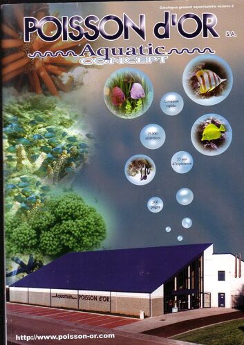 Poisson D Or Aquatic Concept Catalogue Général Aquariophilie - Version 2