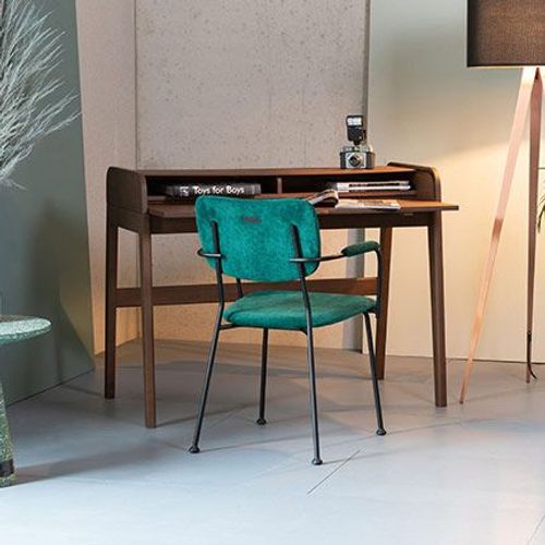 Bureau 110x61/77x85 Cm Décor Noyer - Barbier