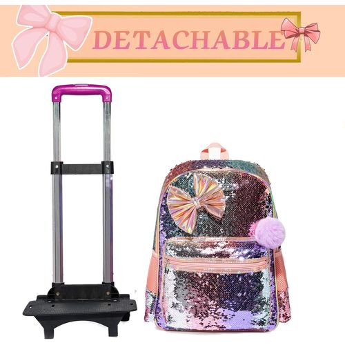 Cartable Primaire, Sac Roulette Fille 8 Ans
