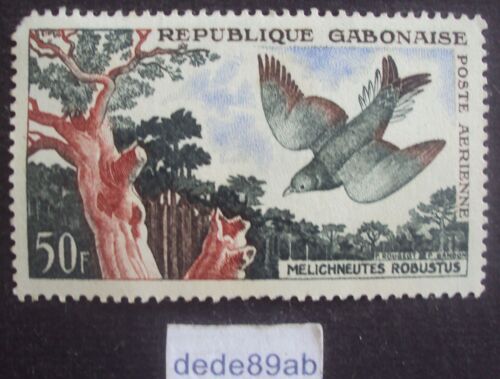 Gabon.. 50f Oiseau : Melichneutes Robustus . Non Oblitéré .