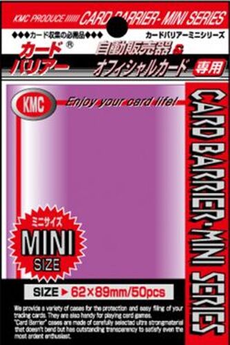Kmc 50 Pochettes Card Barrier Violet Jap