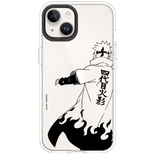 Coque Rhinoshield Crystal-Clear Iphone 15+ Naruto Shippuden Sketch Yondaime