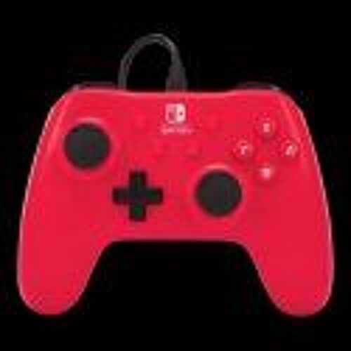Powera Nsgp0142-01 Accessoire De Jeux Vidéo Rouge Usb Manette De Jeu