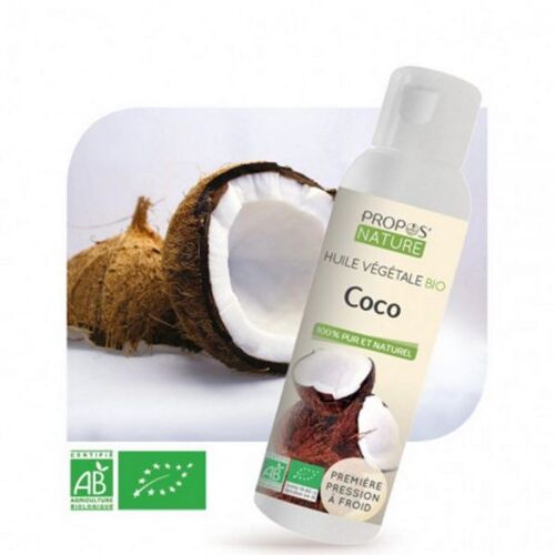 Coco Bio - Huile Végétale De Coco Nucifera 100 Ml - Propos Nature 