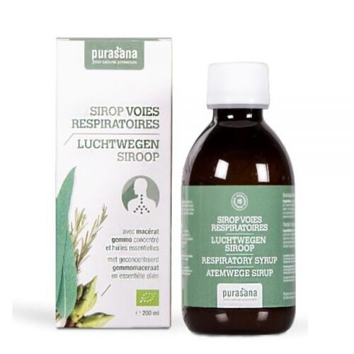 Puragem Sirop Voies Respiratoires Bio 200 Ml - Purasana 