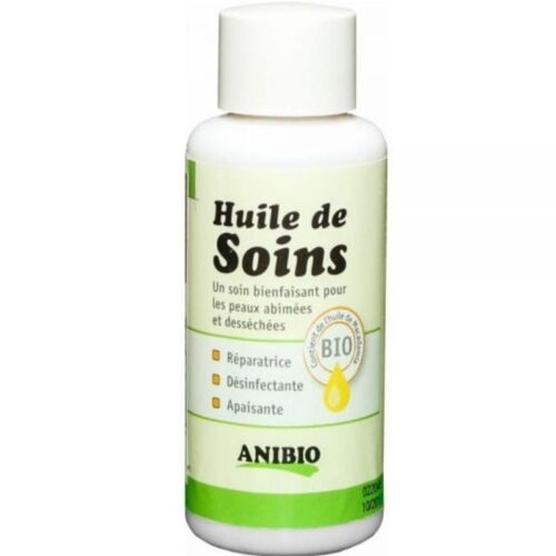 Huile De Soins Bio - Chiens & Chats 100 Ml - Anibio 