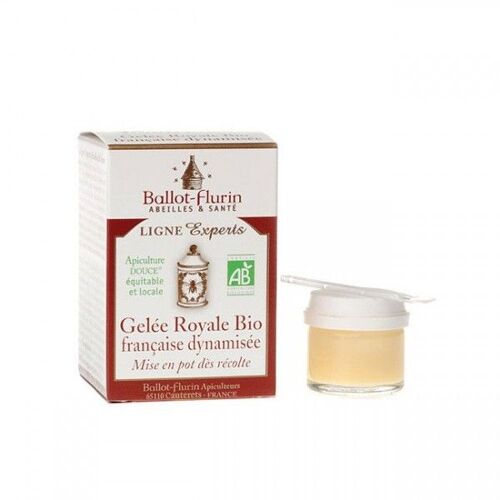 Gelée Royale Bio Française, Pure Et Fraîche - Qualité Exceptionnelle 10 G- Ballot-Flurin 