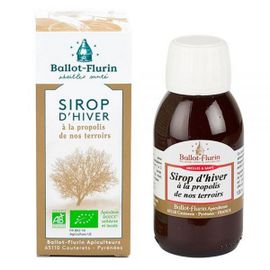 Sirop D'hiver Apaisant Bio 100 Ml - Propolis Noire Et Miel - Ballot-Flurin 