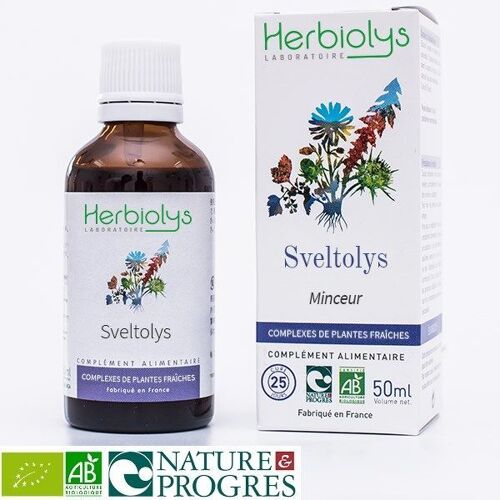 Sveltolys Bio - Minceur Extrait De Plantes Fraîches 50 Ml - Herbiolys 