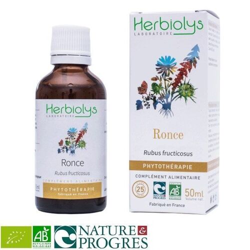 Ronce Commune Bio - Digestion Et Respiration Teinture-Mère Rubus Fruticosus 50 Ml - Herbiolys 