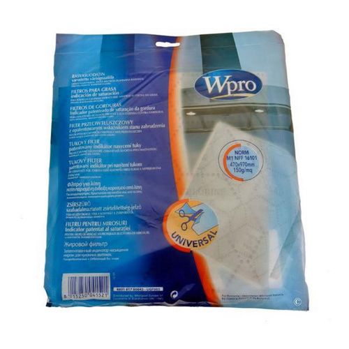 Filtre anti graisse avec indicateur de saturation (à l'unité) d'origine Accessoires et entretien (484000008526 IGNIS ZANUSSI SCHOLTES NEUTRAL BAUKNECHT IKEA WHIRLPOOL WHIRLPOOL UNBRANDED)