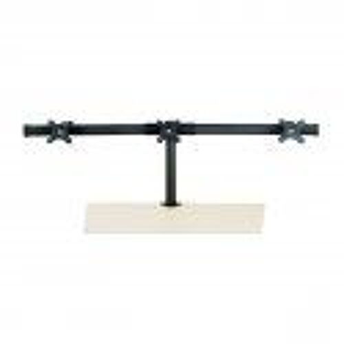 Value Bras Pour Lcd Triple, Noir, Montage Sur Table