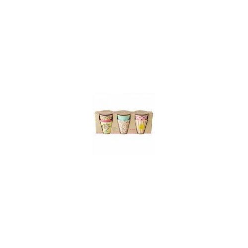 Rice - Medium Melamine Cups 6 Pcs - Funky Print Multi