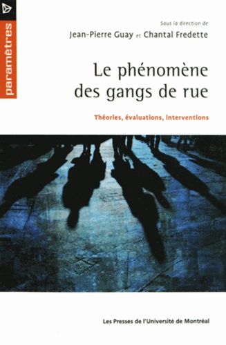 Le Phénomène Des Gangs De Rues - Théories, Évaluations, Interventions
