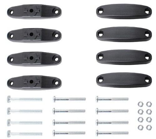 Adaptateur Barres De Toit Acier Pour Porte-Skis Menabo Iceberg - Menabo