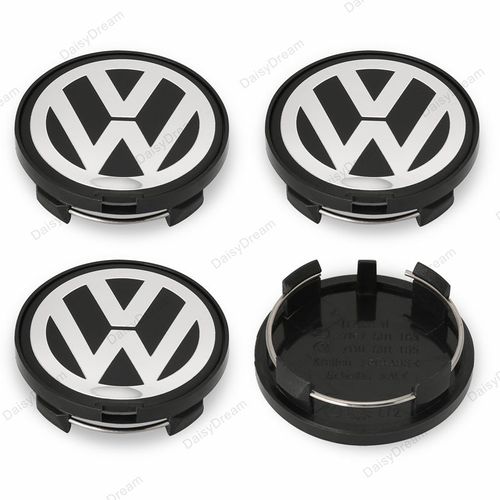 Centre Roue 4×63mm Cache Moyeux Pour Volkswagen Badge Logo