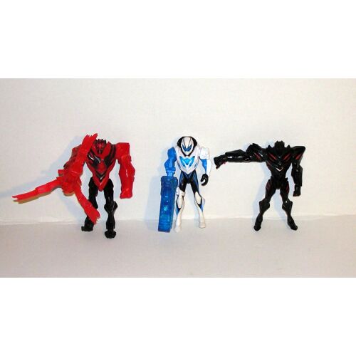 Figurine Max Steel Lumineux Lot 3 Figurine Articulé Dredd Vs Blaster + Spin Blade 16 A 17 Cm