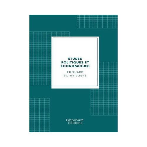 Études Politiques Et Économiques