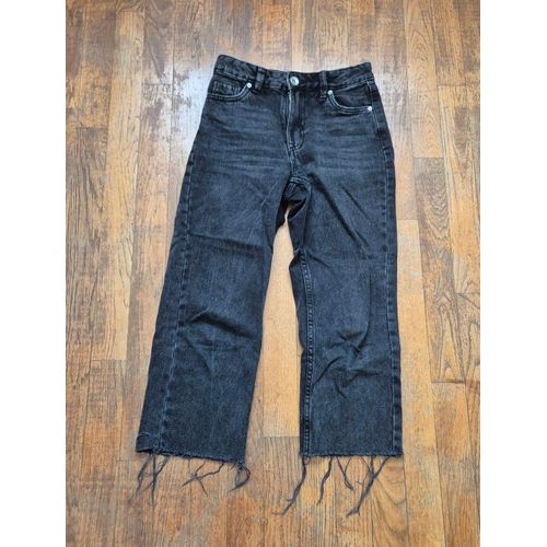 Jean Fille Jambes Large Noir Gemo Taille 10ans