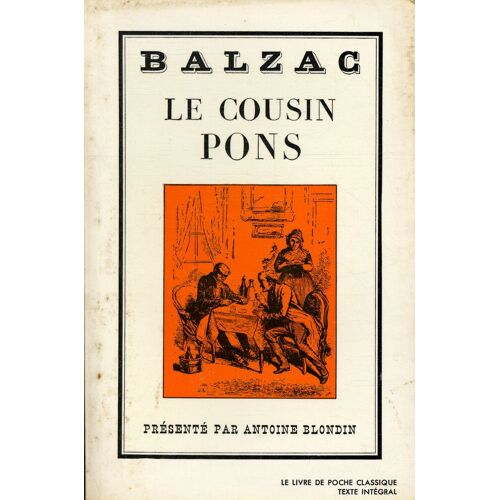 Le Cousin Pons / De Balzac, Honoré / Réf: 18157
