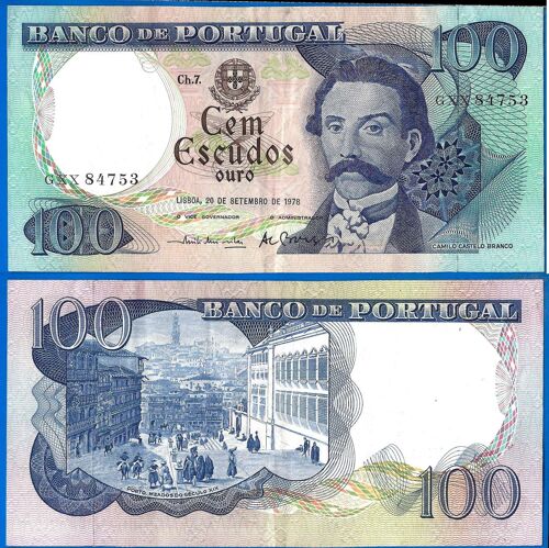 Portugal 100 Escudos 1978 Billet Escudo