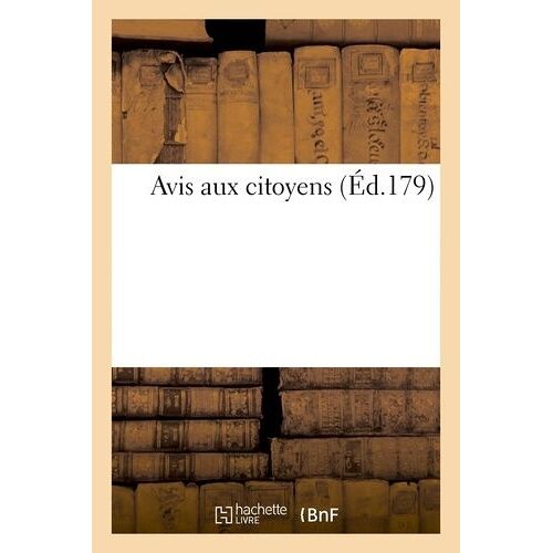 Avis Aux Citoyens -Second Avis Aux Citoyens