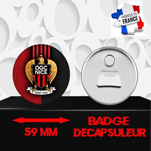 Magnet Décoratif Décapsuleur Aimanté 59 Mm Collection Football Club De Foot Europe 652