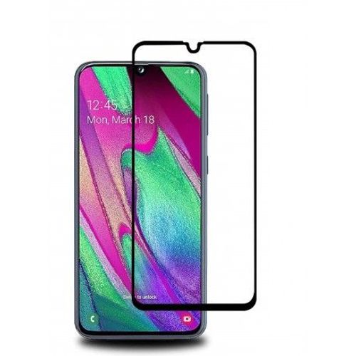 Film Verre Trempé Pour Samsung A40 Intégral Noir