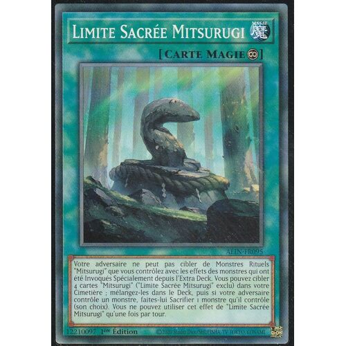 Carte Yu-Gi-Oh - Limite Sacrée Mitsurugi - Alin-Fr095
