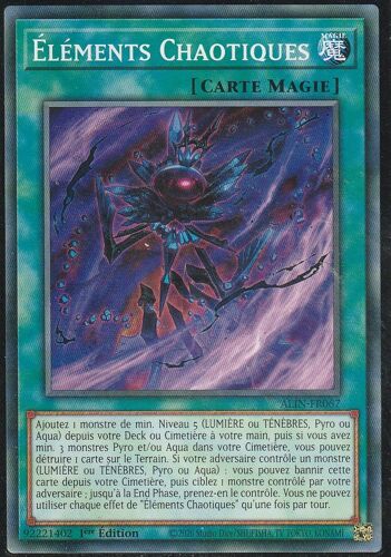 Carte Yu-Gi-Oh - Eléments Chaotique - Alin-Fr067