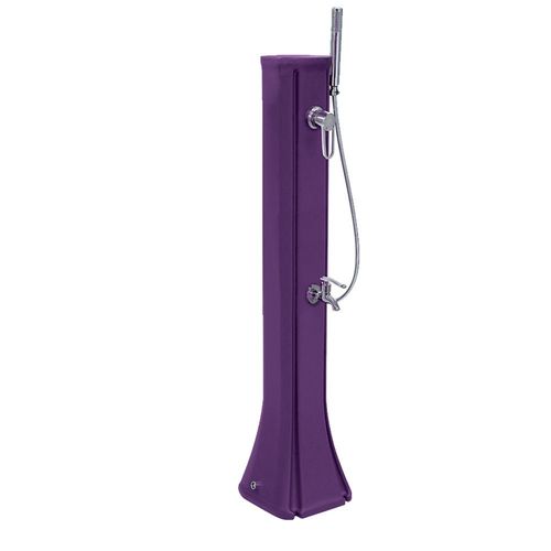 Douche solaire so happy go violet 23l + rince pieds